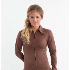 Zip Up Fitted Show Shirts - 68227